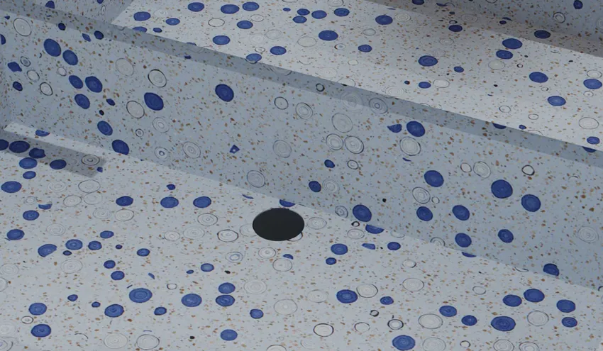 Терраццо Blue Ocean